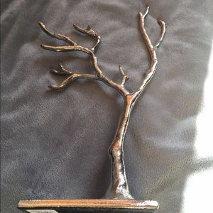 West Elm Pewter Jewelry Tree